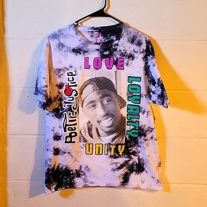 Chemistry - 2Pac Poetic Justice Graphic Tee Shirt - Size Large TieDye